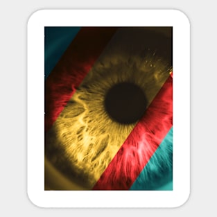 Colorful Pop Art Eye Sticker